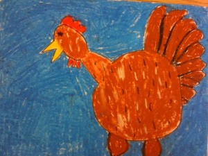Chicken 2 Budding Artists