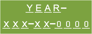 YEAR-XXX-XX-0000