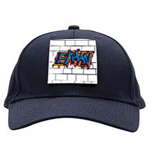 Ball cap with removable Velcro patch